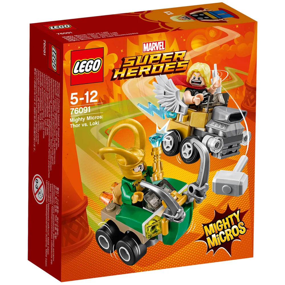 LEGO Superheroes Mighty Micros: Thor Vs. Loki (76091) Afbeelding 1