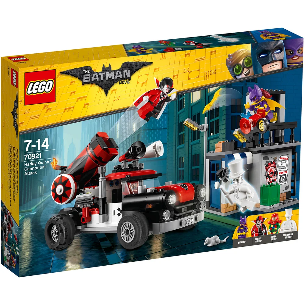 The LEGO Batman Movie: Harley Quinn™ kanonskogelaanval (70921) Afbeelding 1