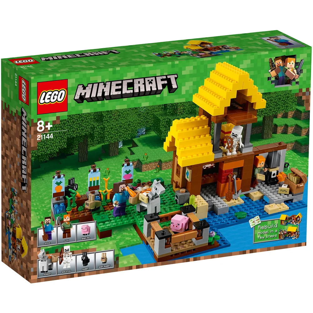 LEGO Minecraft: Het boerderijhuisje (21144) Afbeelding 1