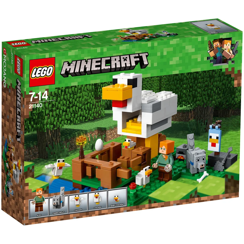 LEGO Minecraft: Het kippenhok (21140) Afbeelding 1