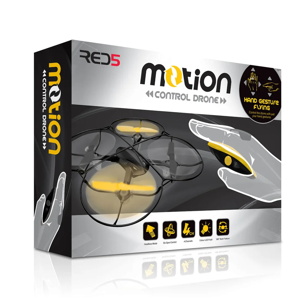 RED5 Motion Control Drone - Yellow/Black Afbeelding 1