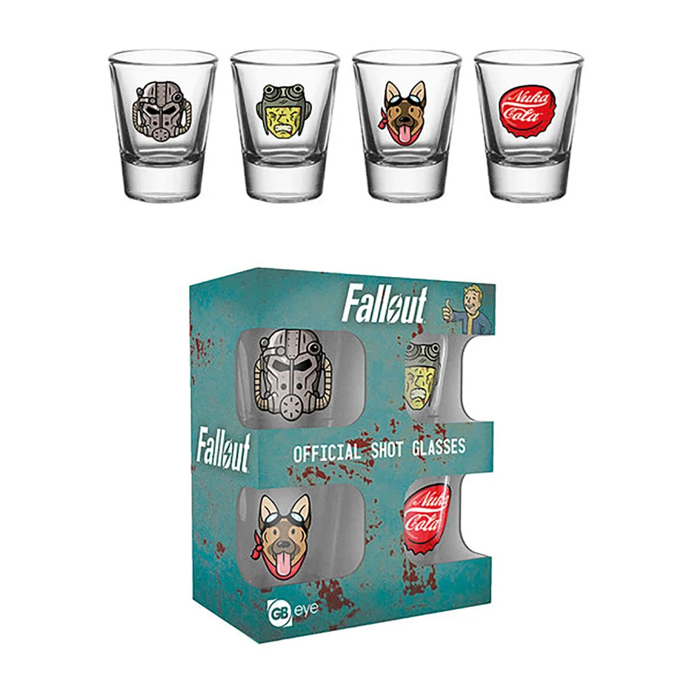 Fallout 4 Icons Shot Glasses Afbeelding 1