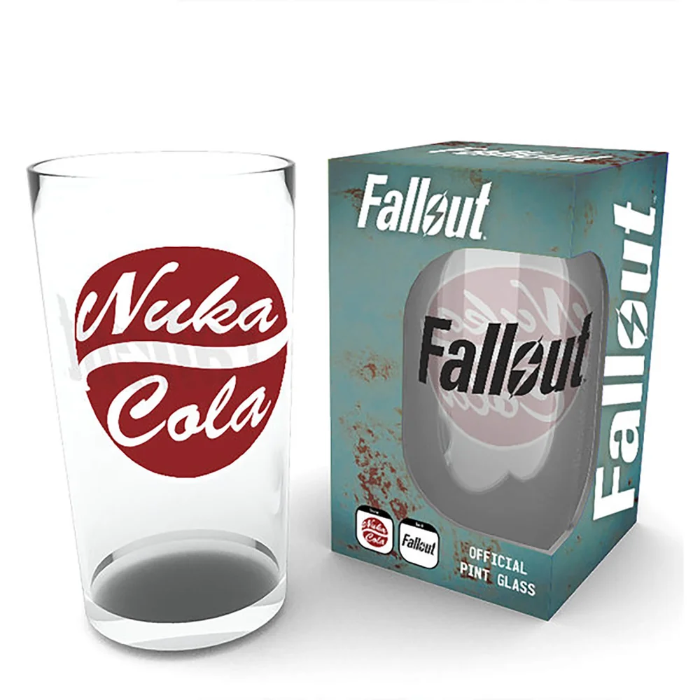 Fallout Nuka Cola Large Glasses 16oz Afbeelding 1