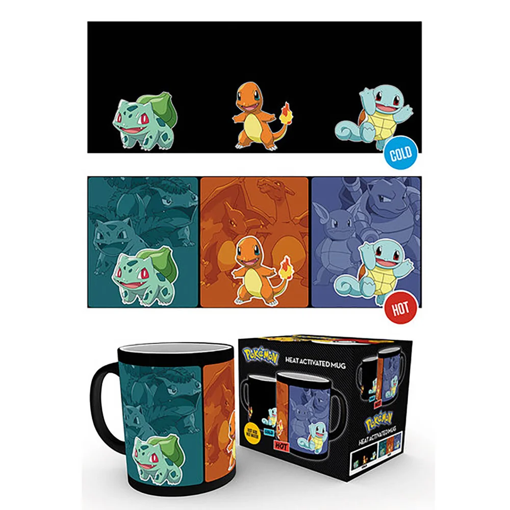 Pokémon Catch Em All Heat Change Mug Afbeelding 1