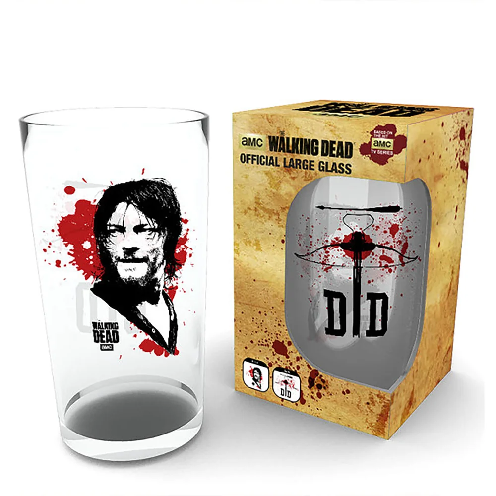 The Walking Dead Daryl Large Glasses 16oz Afbeelding 1