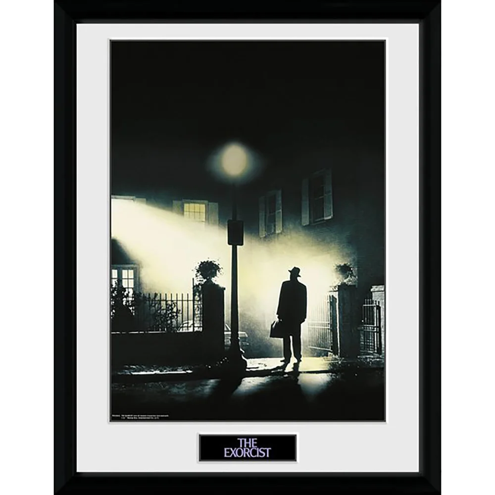 The Exorcist Key Art Framed Photograph 12 x 16 Inch Afbeelding 1