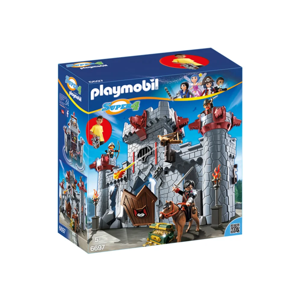 Playmobil Super 4 Take Along Black Baron's Castle (6697) Afbeelding 1