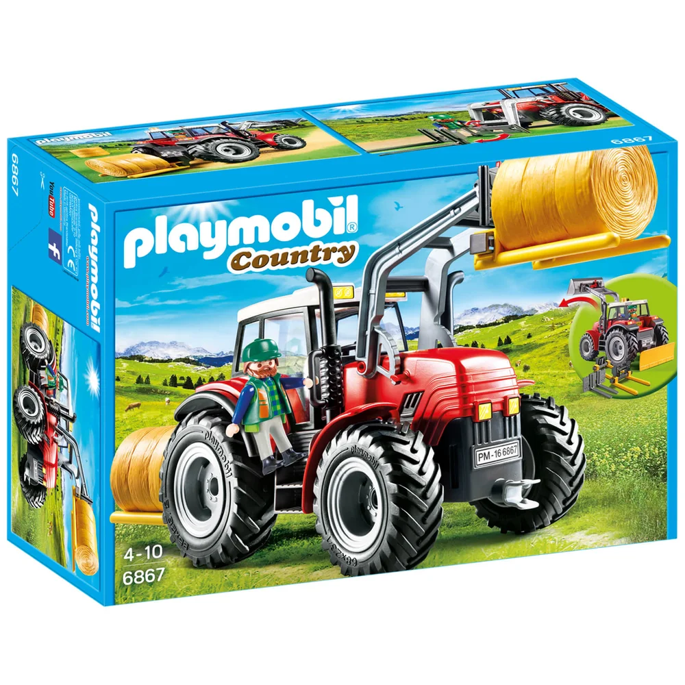 Playmobil Country Large Tractor with Interchangeable Attachments (6867) Afbeelding 1