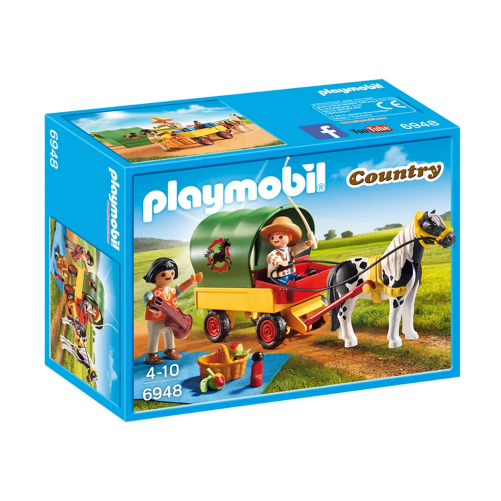 Playmobil Country Picnic with Pony Wagon (6948) Afbeelding 1