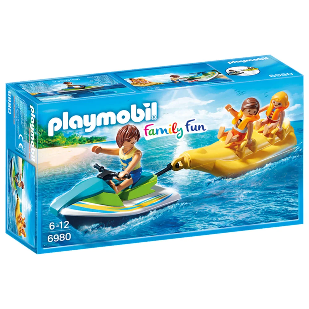Playmobil Family Fun Floating Personal Watercraft with Banana Boat (6980) Afbeelding 1