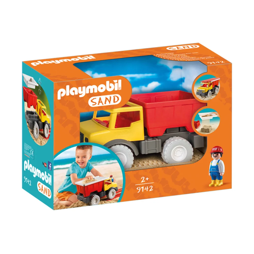 Playmobil zandkiepwagen met afneembare emmer (9142) Afbeelding 1