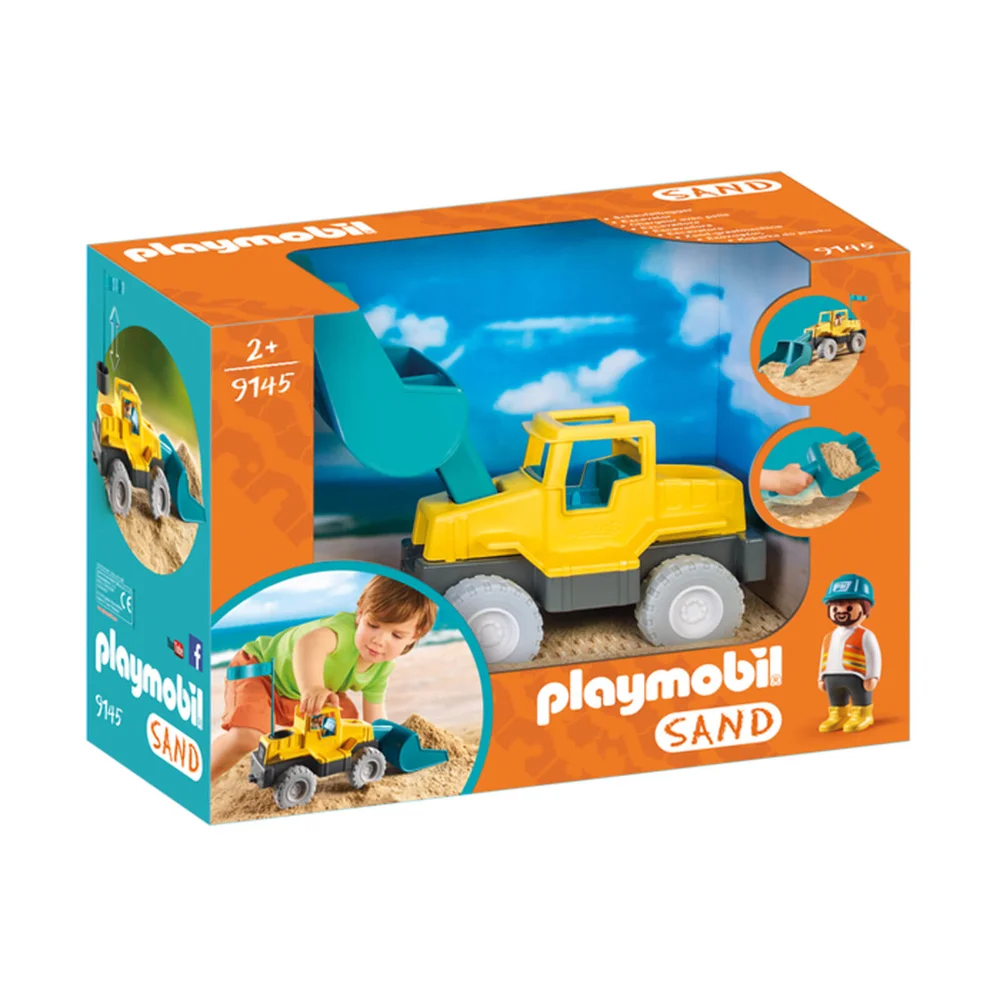 Playmobil zandgraafmachine met afneembare schep (9145) Afbeelding 1