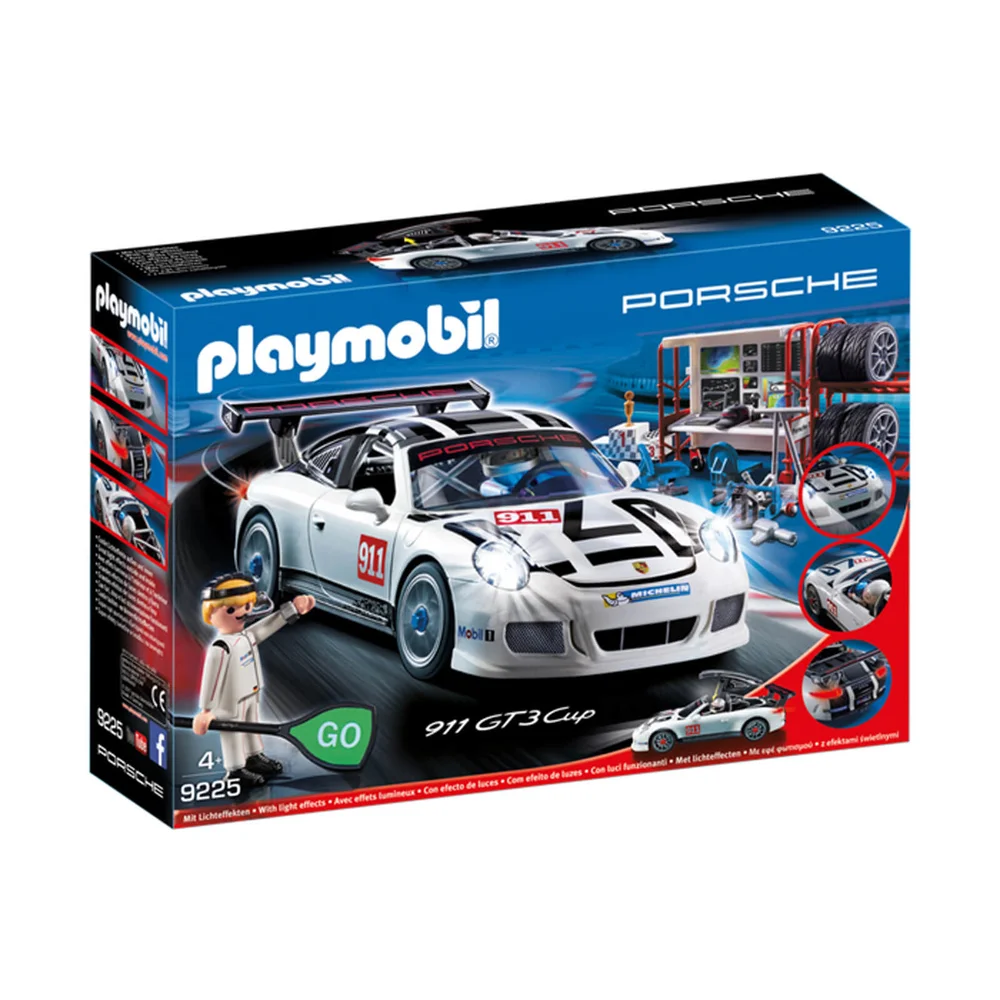 Playmobil Porsche 911 GT3 Cup with Racing Command Station (9225) Afbeelding 1