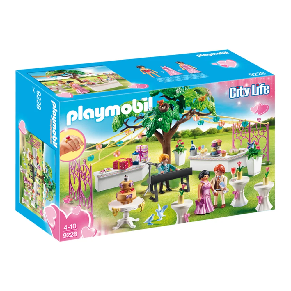Playmobil City Life Wedding Reception with Children's Wedding Ring (9228) Afbeelding 1