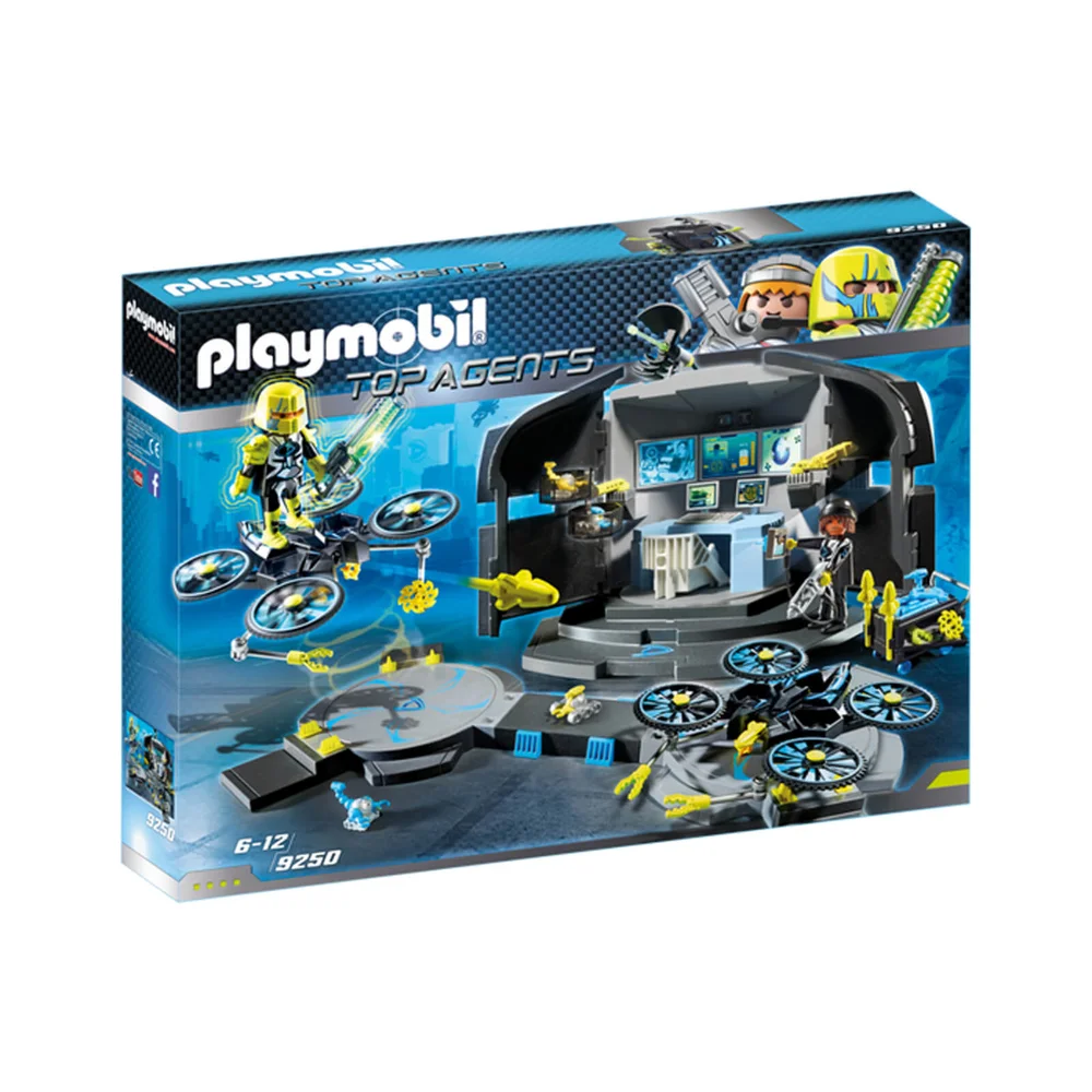 Playmobil Top Agents Dr. Drone's Commando Basis (9250) Afbeelding 1