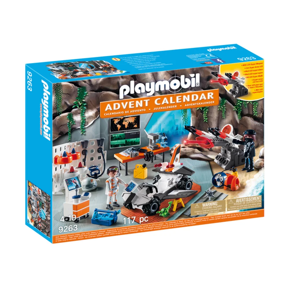Playmobil Advent Calendar 'Top Agents' with LED Super Weapon (9263) Afbeelding 1