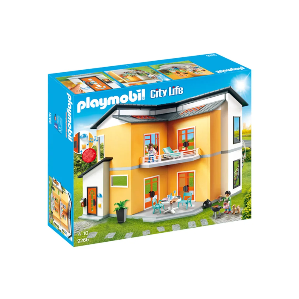 Playmobil City Life Modern Huis met werkende deurbel (9266) Afbeelding 1