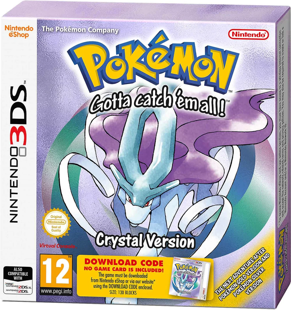 Pokémon Crystal Version (Packaged Download Code) Afbeelding 1