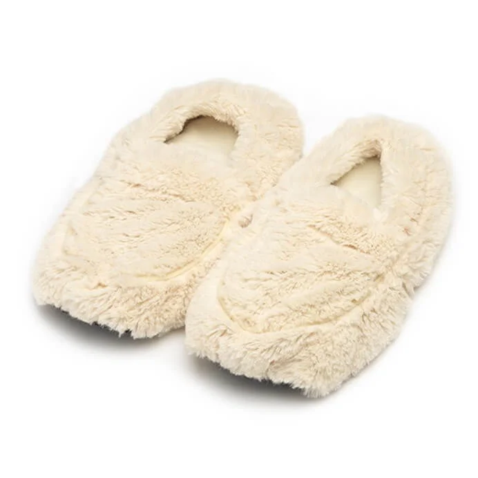 Warmies Hot Slippers - Cream Afbeelding 1