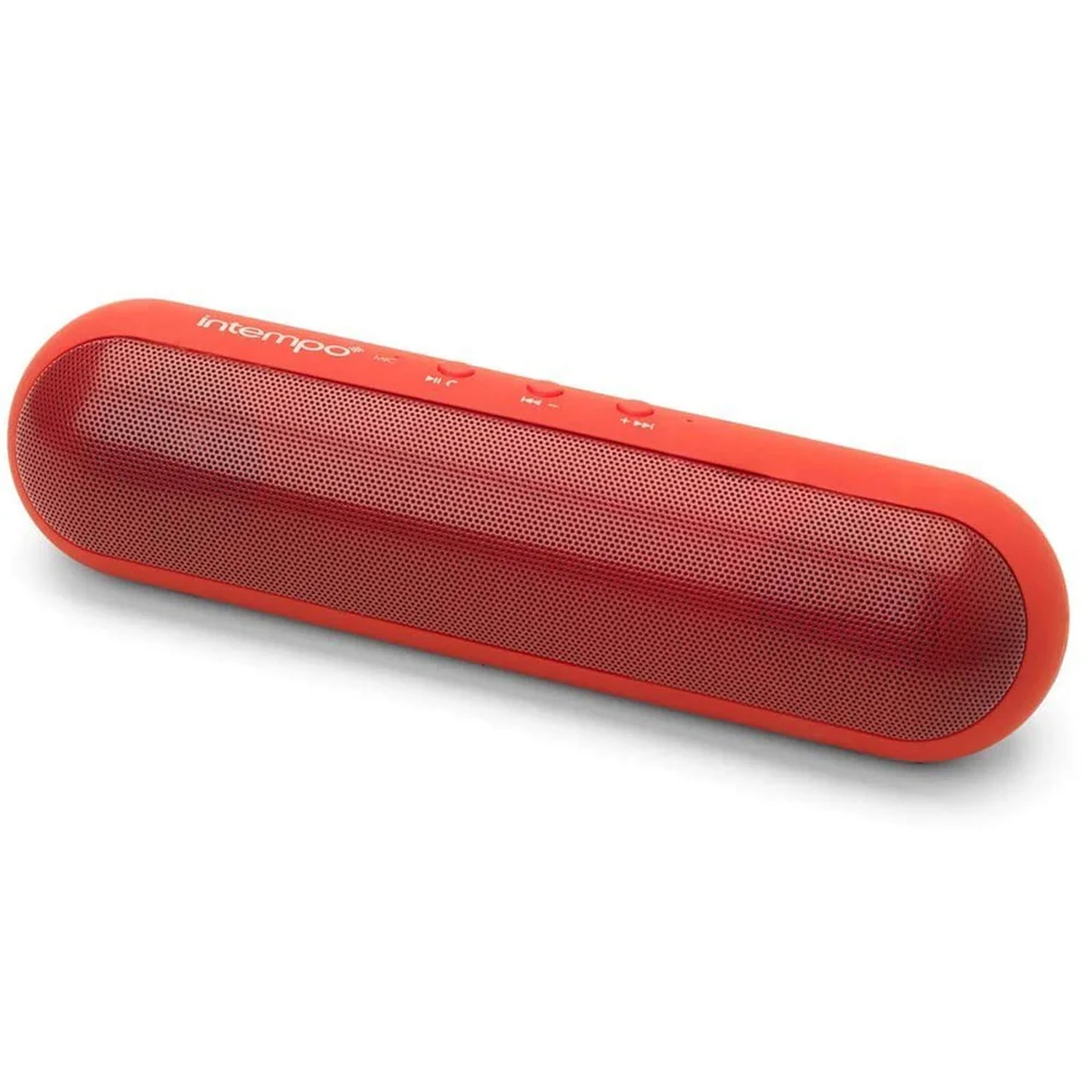 Intempo Capsule Wireless Bluetooth Speaker - Red Afbeelding 1