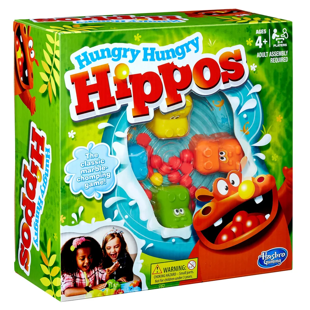 Hasbro Gaming Hungry Hungry Hippos Afbeelding 1