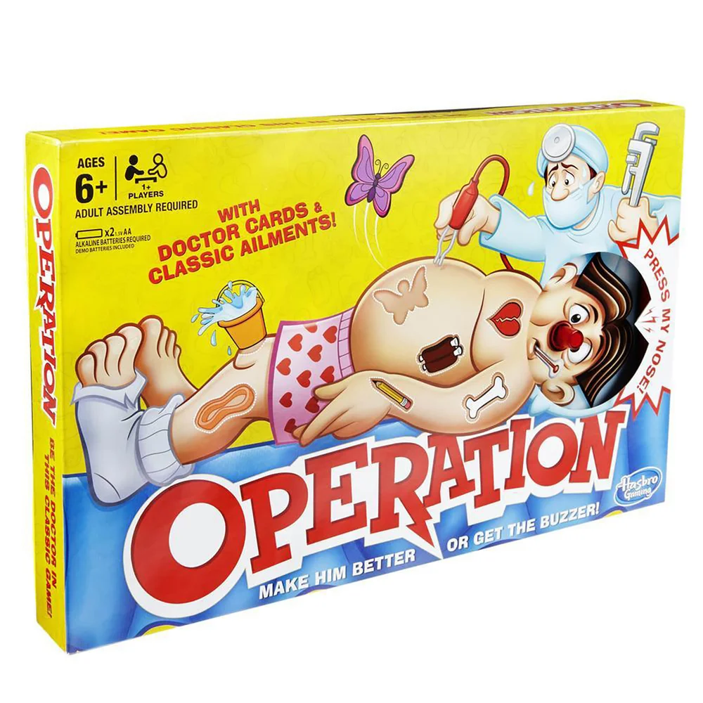 Hasbro Gaming Classic Operation Afbeelding 1