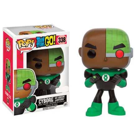 Teen Titans Go! Cyborg as Green Lantern Funko Pop! Figuur (Exc) Afbeelding 1
