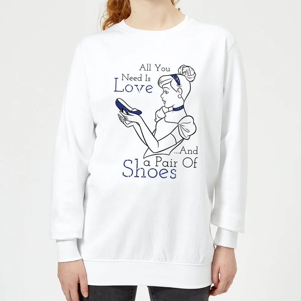 Disney Assepoester All You Need Is Love Dames trui - Wit - S Afbeelding 1