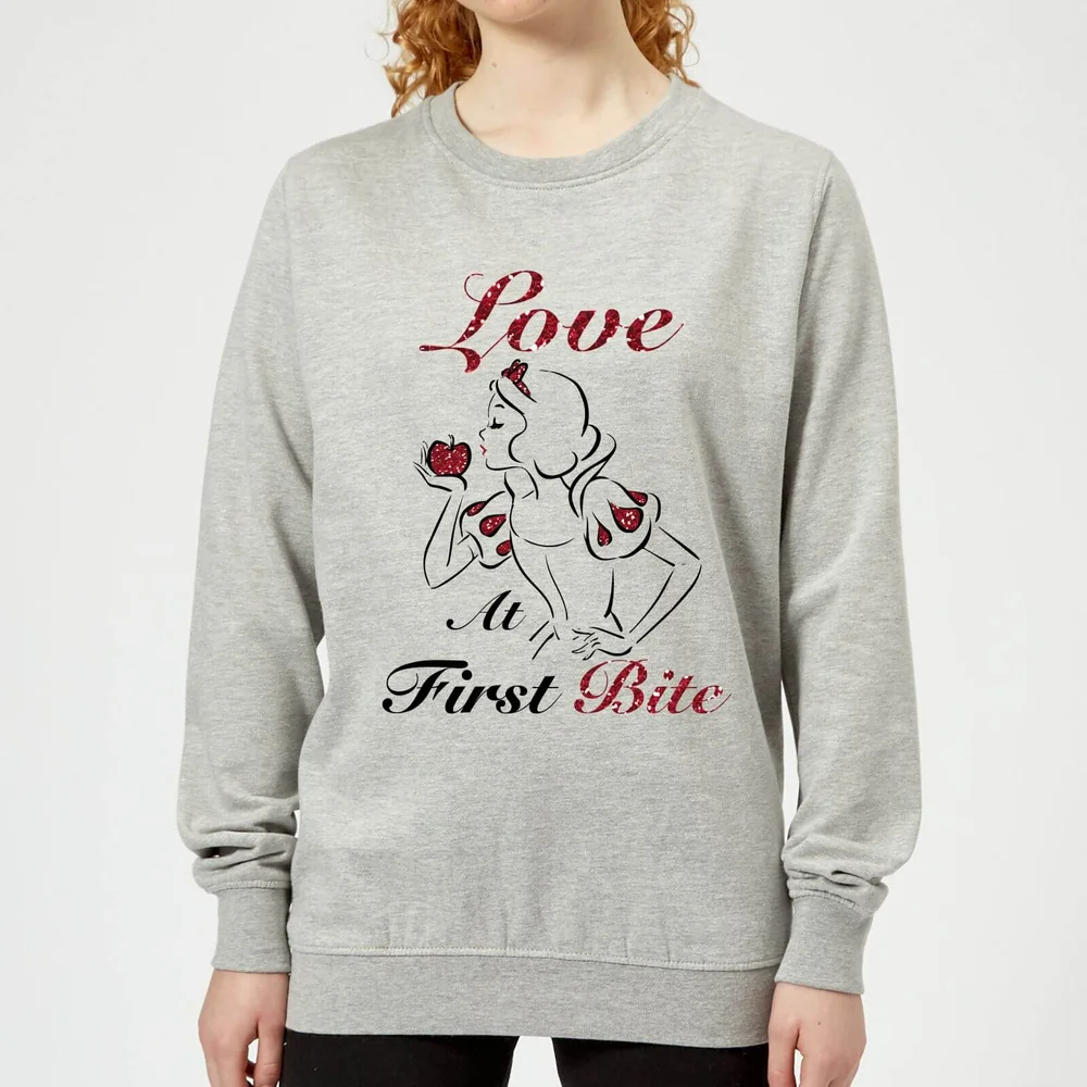 Disney Sneeuwwitje Love At First Bite Dames trui - Grijs - 3XL - Grijs Afbeelding 1