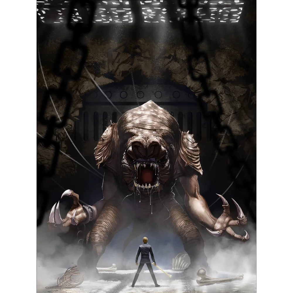 Star Wars: Return Of The Jedi "Rancor's Wrath" Lithografie door Jeremy Saliba (45 x 61) - Zavvi UK Exclusive Afbeelding 1