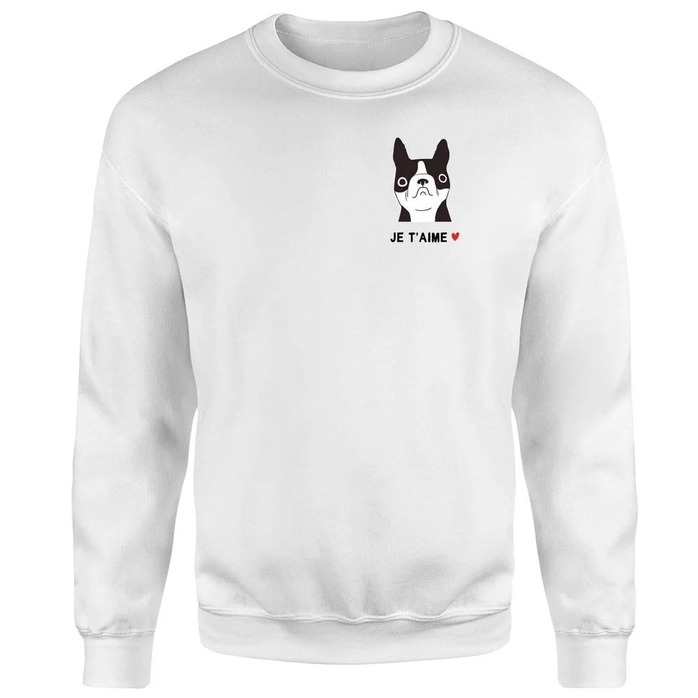 Je T'aime Trui - Wit - S - Wit Afbeelding 1