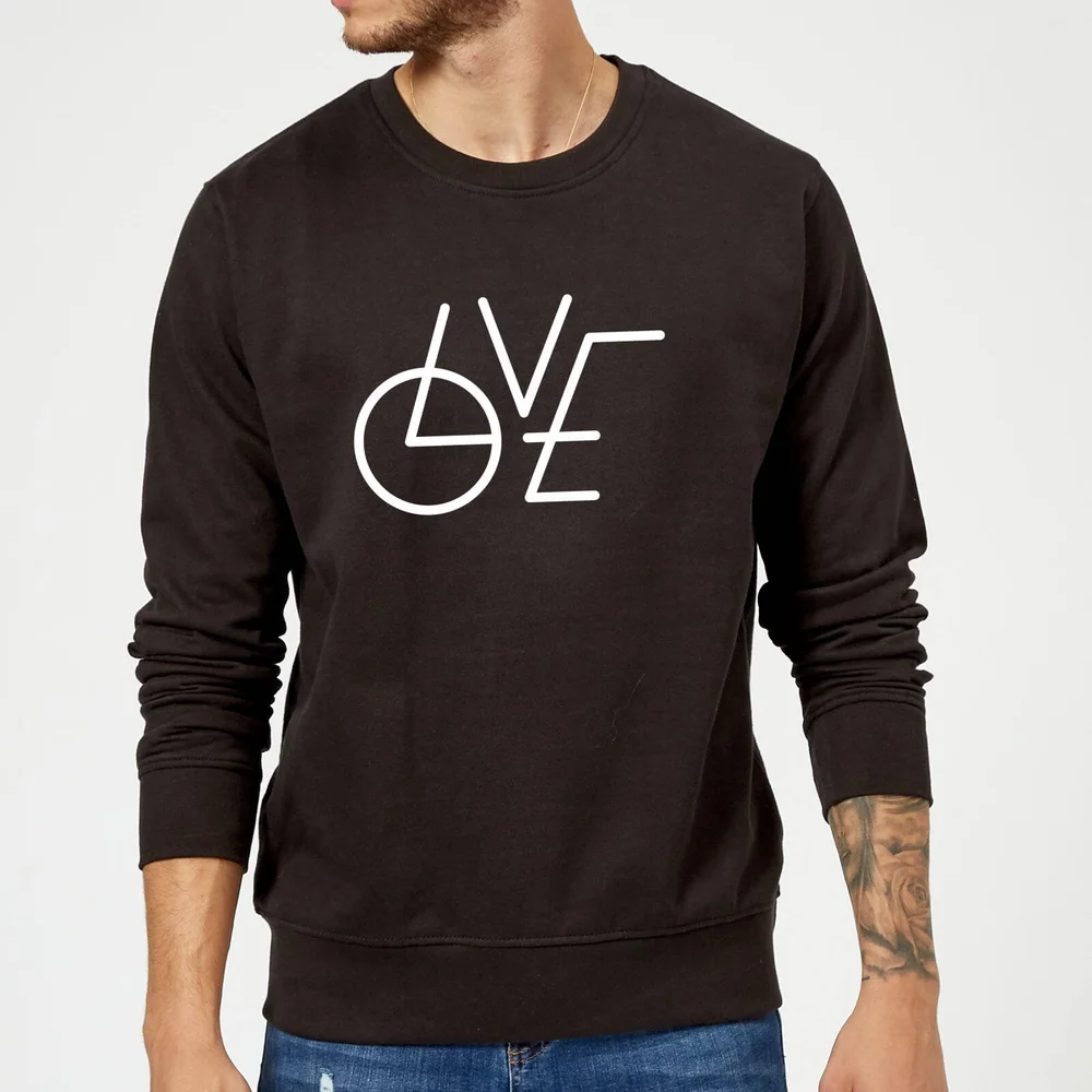 LOVE Modern Trui - Zwart - S - Zwart Afbeelding 1
