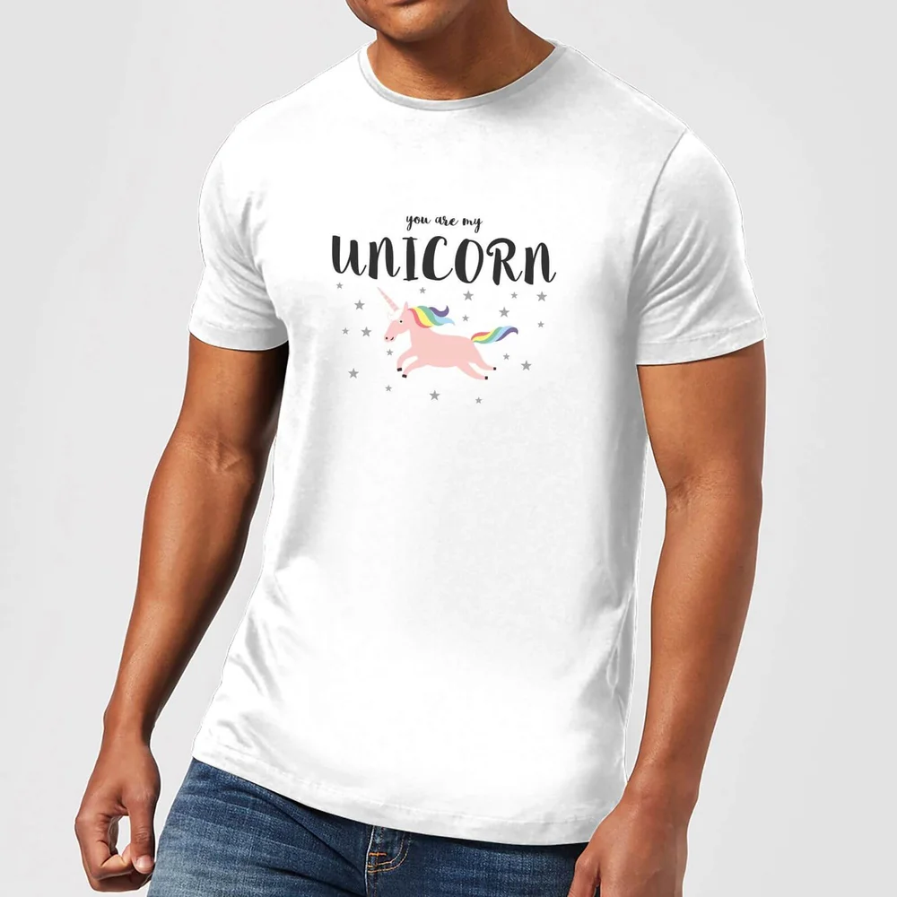 You Are My Unicorn T-shirt - Wit - S - Wit Afbeelding 1
