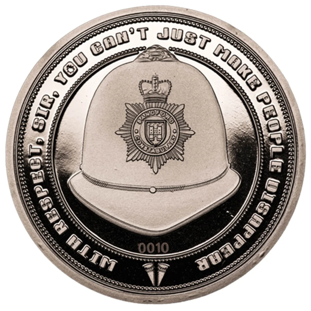 Hot Fuzz Verzamelmunt: Zilveren Variant – Zavvi Exclusive Afbeelding 1