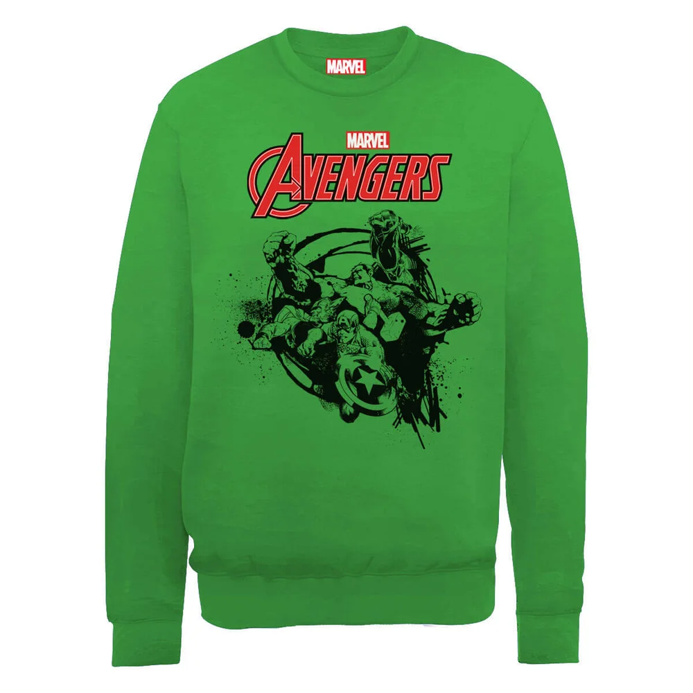 Marvel Avengers Assemble Team Trui - Groen - XL Afbeelding 1
