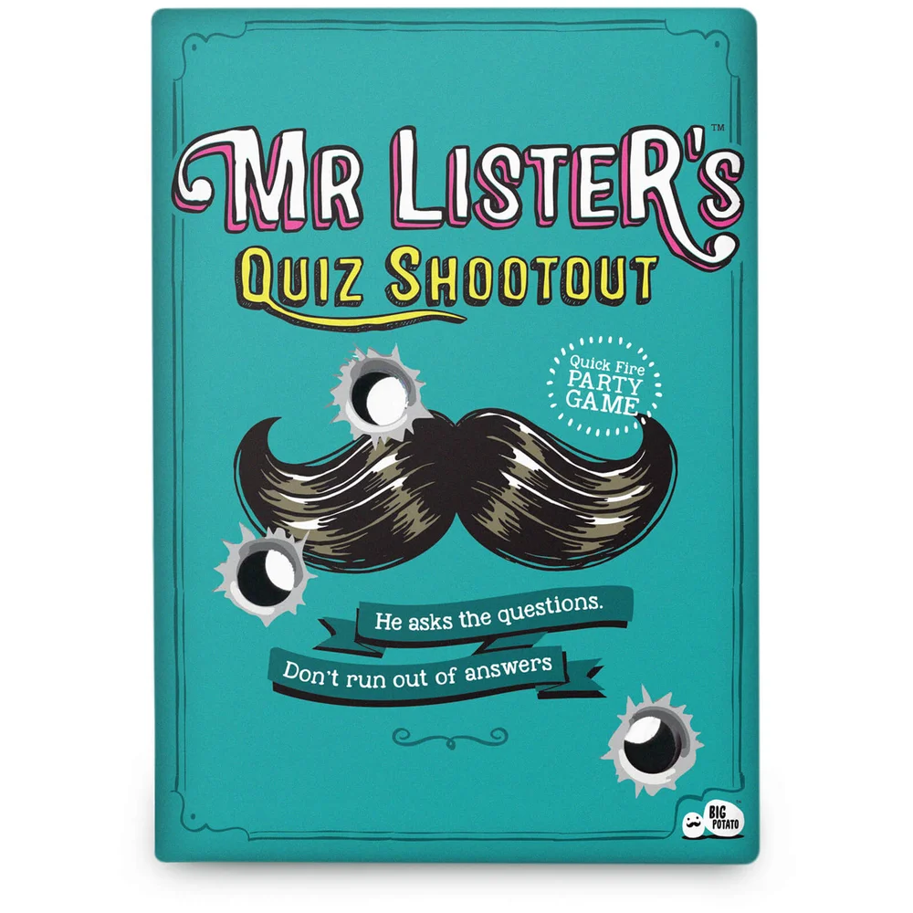 Big Potato Mr. Lister's Quiz Shootout Card Game Afbeelding 1
