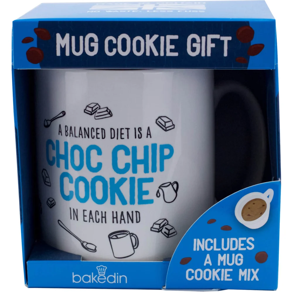 bakedin Chocolate Chip Cookie Mug Gift Set Afbeelding 1