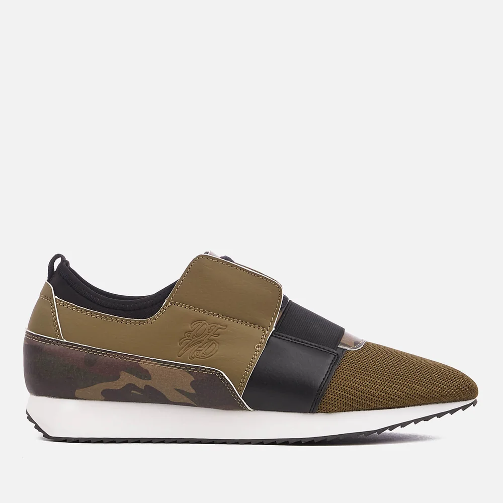 DFND Men's Woodford Trainers - Khaki Camo - UK 11 - Groen Afbeelding 1