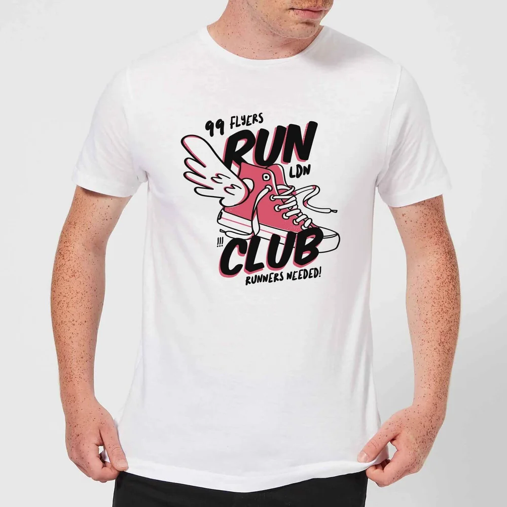 Run Club 99 T-shirt - Wit - S - Wit Afbeelding 1