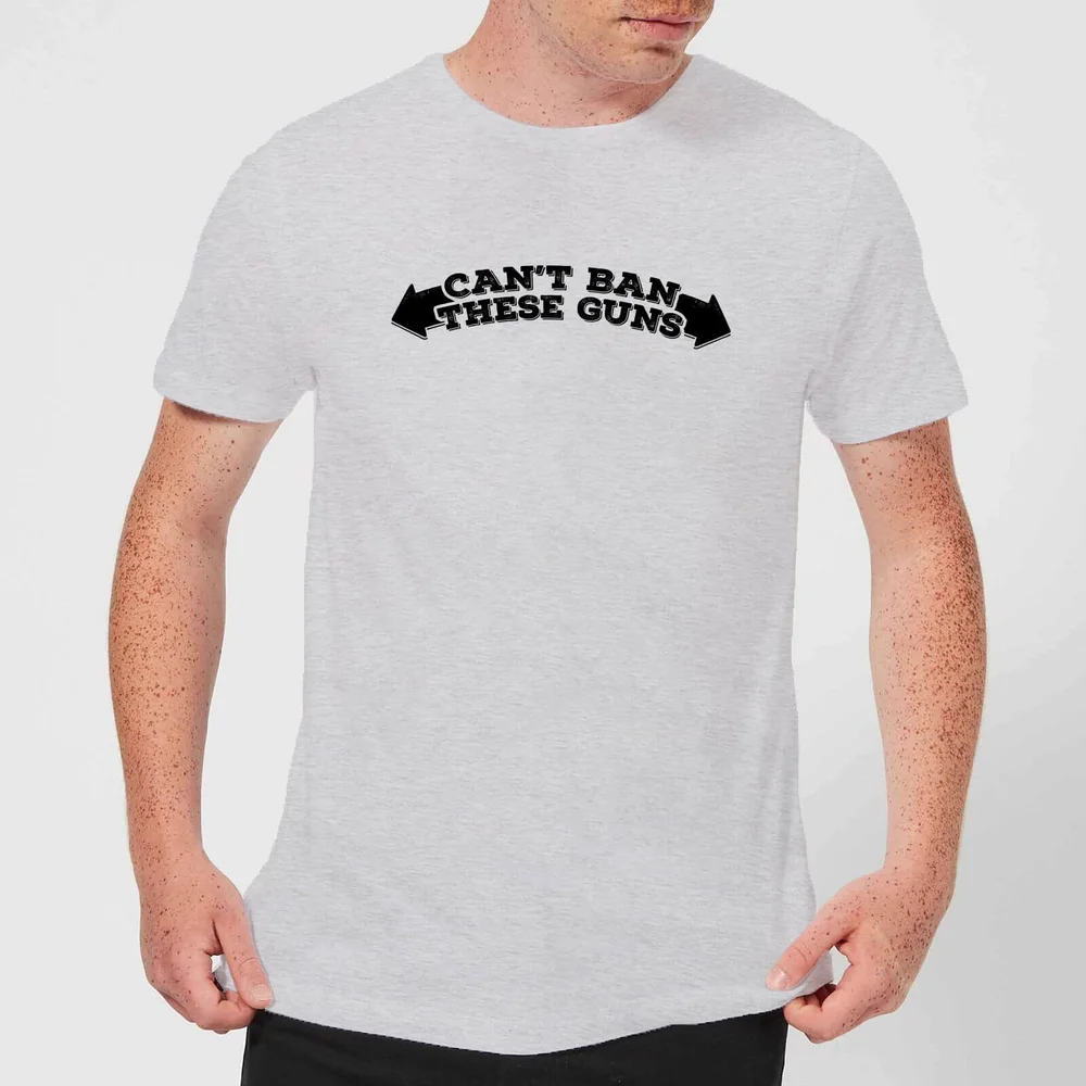 Can't Ban These Guns T-shirt - Grijs - S - Grijs Afbeelding 1
