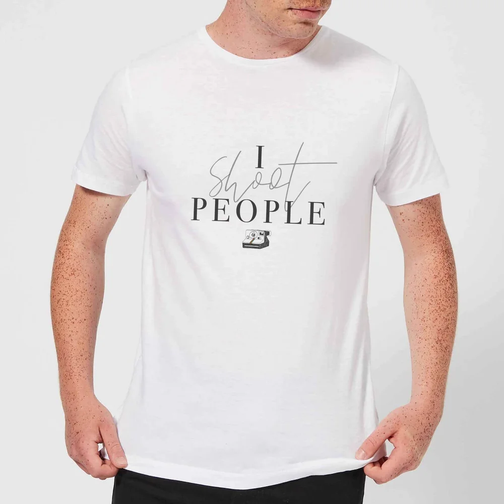 I Shoot People T-shirt - Wit - S - Wit Afbeelding 1