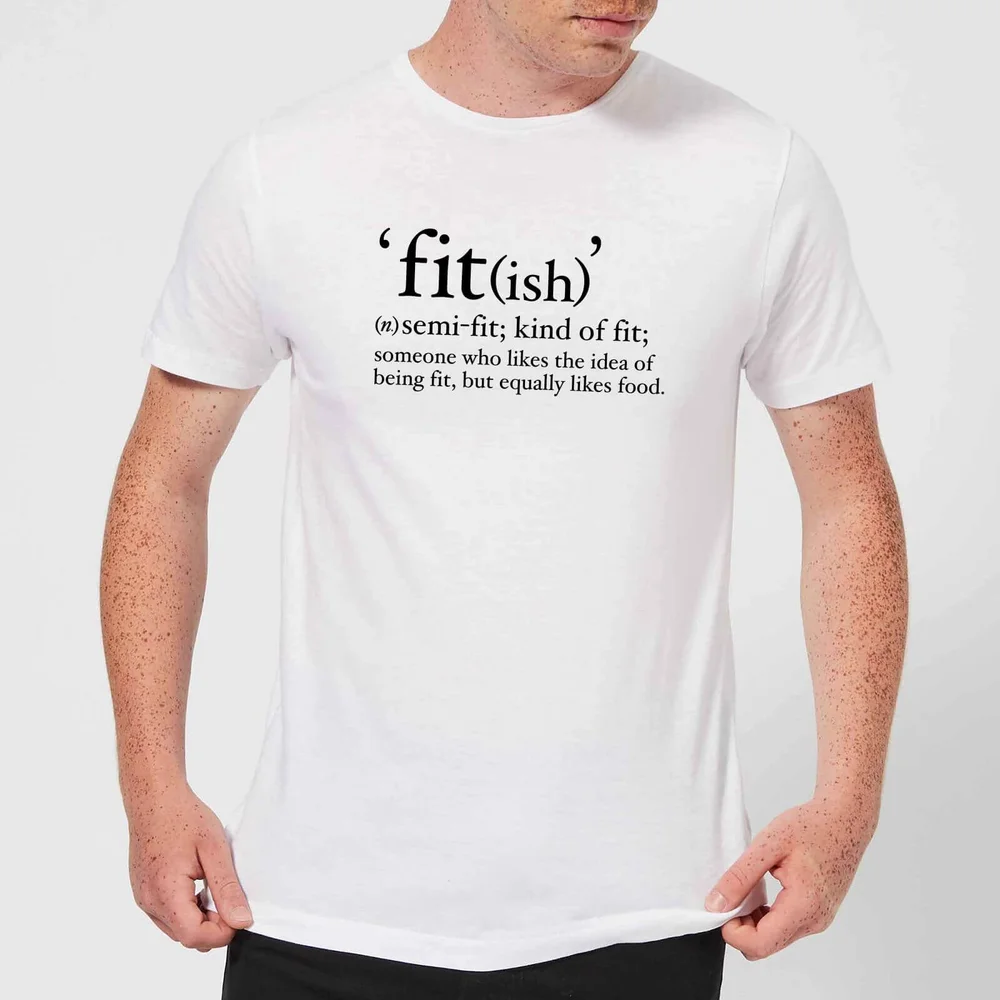 Fit (ish) T-shirt - Wit - S - Wit Afbeelding 1