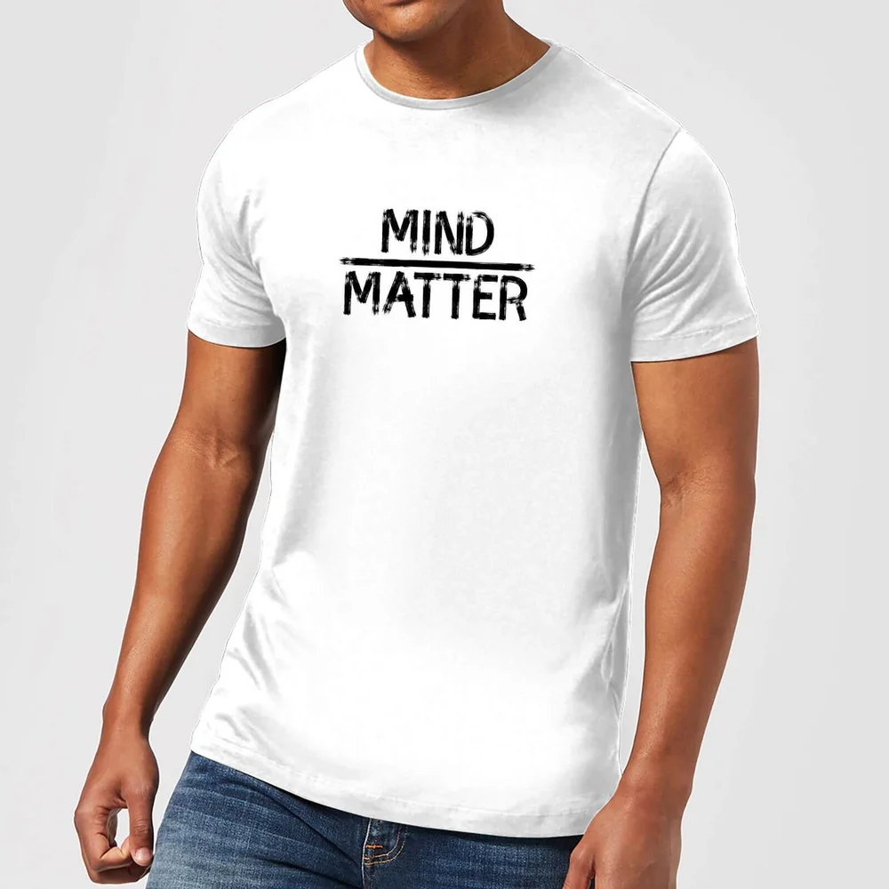 Mind Over Matter T-shirt - Wit - S - Wit Afbeelding 1