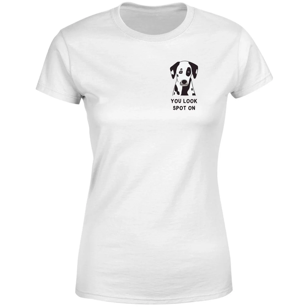 You Look Spot On Dames T-shirt - Wit - S - Wit Afbeelding 1