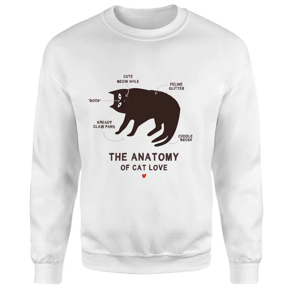 The Anatomy Of Cat Love Trui - Wit - S - Wit Afbeelding 1