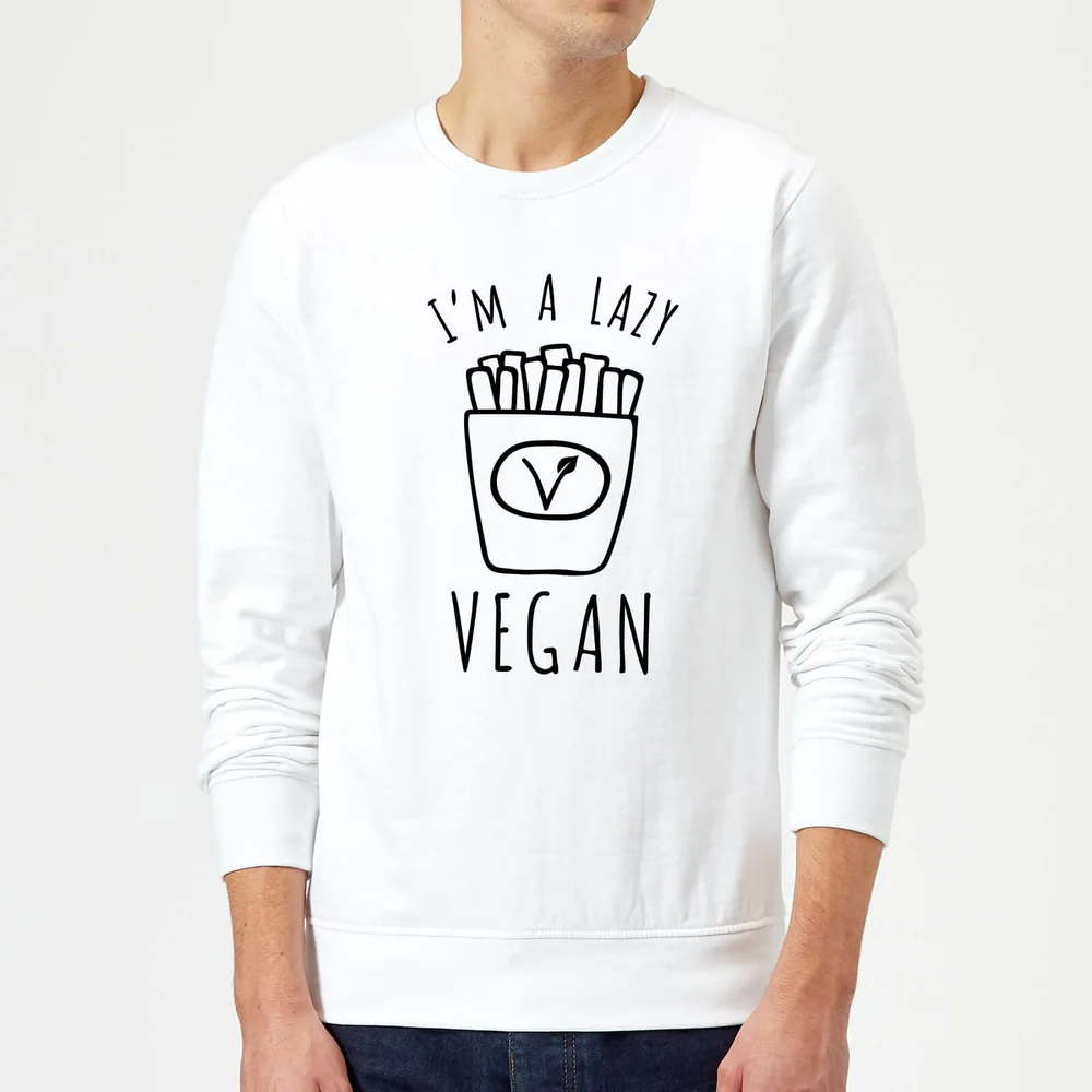 Lazy Vegan Trui - Wit - S - Wit Afbeelding 1
