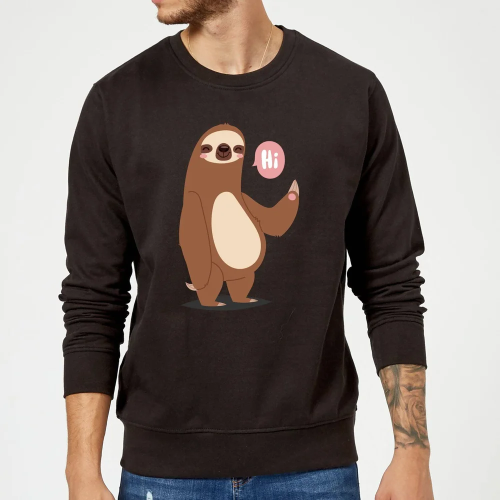 Sloth Hi Trui - Zwart - S - Zwart Afbeelding 1