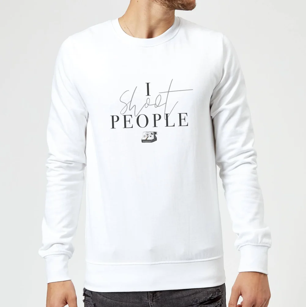 I Shoot People Trui - Wit - S - Wit Afbeelding 1