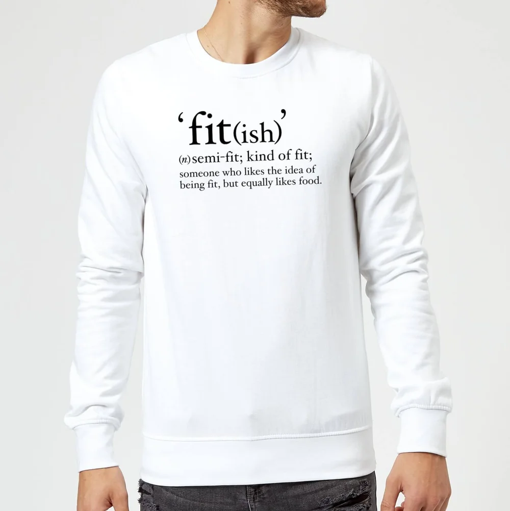 Fit (ish) Trui - Wit - S - Wit Afbeelding 1