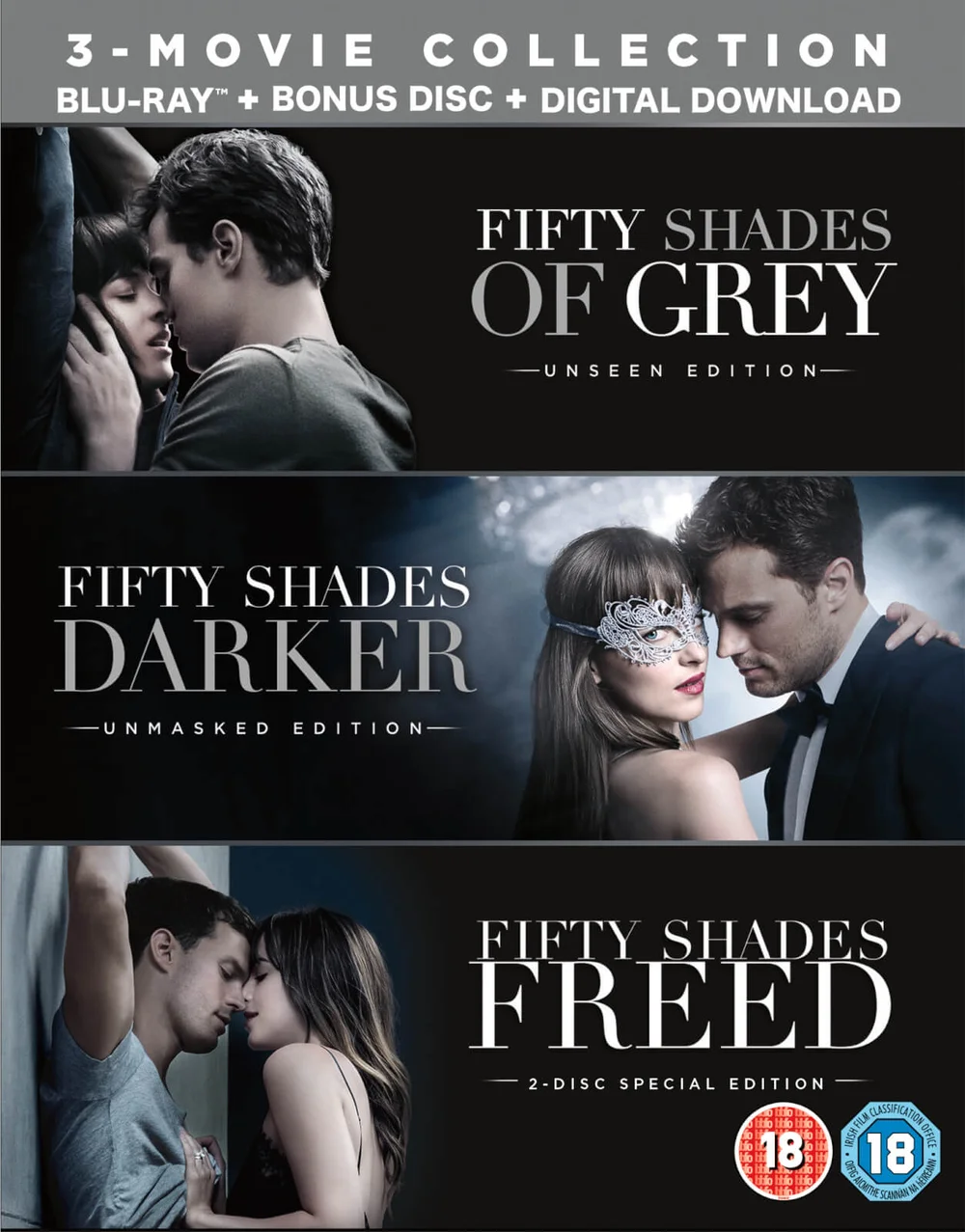 Fifty Shades Freed - 3 Movie Boxset Afbeelding 1